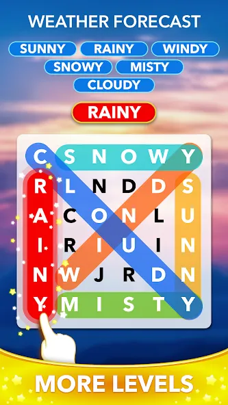 Скачать взлом Word Heaps Search — Word Games (Ворд Хипс Срч)  [МОД Menu] — стабильная версия apk на Андроид screen 5