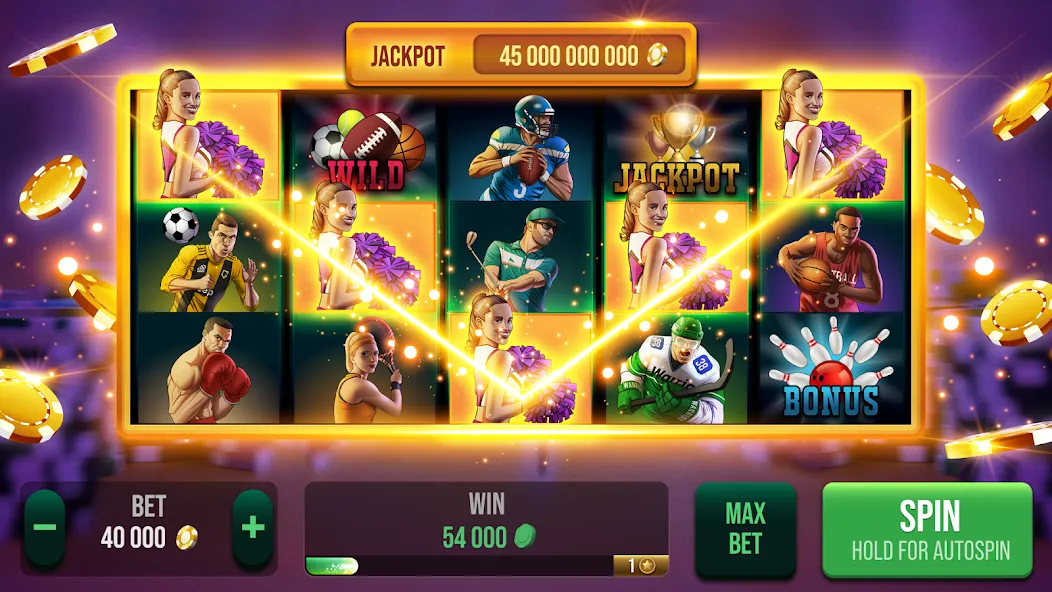 Скачать взломанную Casino All Star: Poker & Slots (Казино Олл Стар)  [МОД Mega Pack] — полная версия apk на Андроид screen 3