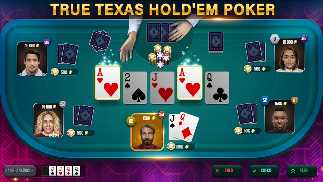 Скачать взломанную Casino All Star: Poker & Slots (Казино Олл Стар)  [МОД Mega Pack] — полная версия apk на Андроид screen 4