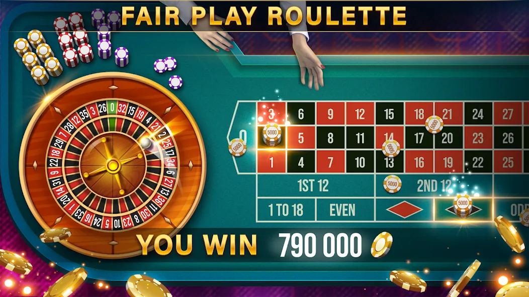 Скачать взлом Roulette All Star: Casino Game (Рулетка Олл Стар)  [МОД Много монет] — стабильная версия apk на Андроид screen 1