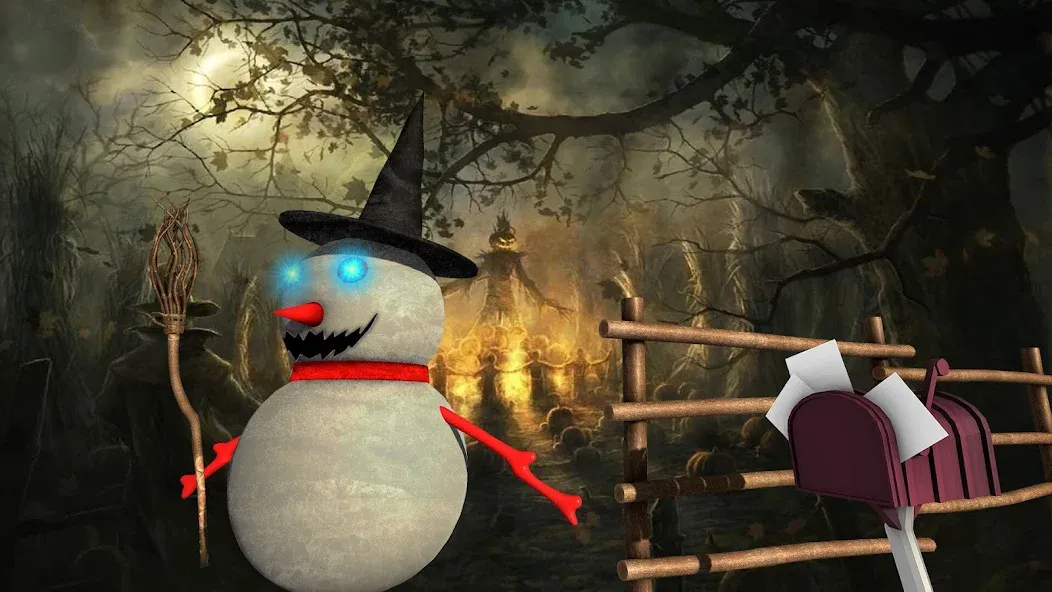 Скачать взлом Evil Scary Snowman  Games 3d (Ивил Скари Сноумэн Геймс 3д)  [МОД Бесконечные монеты] — стабильная версия apk на Андроид screen 2