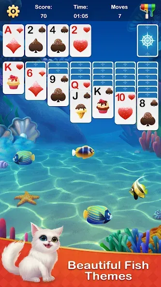 Взлом Solitaire Jigsaw Puzzle (Солитер Пазл)  [МОД Меню] — последняя версия apk на Андроид screen 2