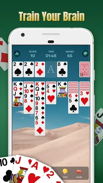 Взлом Solitaire — Classic Card Games  [МОД Unlocked] — стабильная версия apk на Андроид screen 4