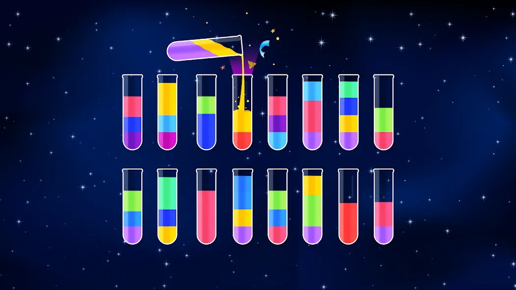Взлом Water Sort Puzzle — Color Game (Уотер Сорт Пазл)  [МОД Menu] — стабильная версия apk на Андроид screen 2