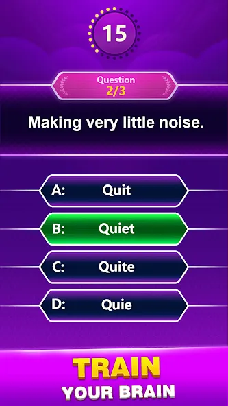 Скачать взлом Spelling Quiz — Word Trivia (Спеллинг Квиз)  [МОД Меню] — стабильная версия apk на Андроид screen 2