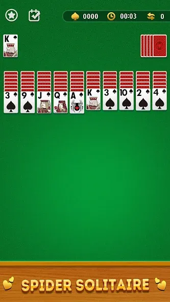 Скачать взлом Spider Solitaire Card Game  [МОД Menu] — стабильная версия apk на Андроид screen 1