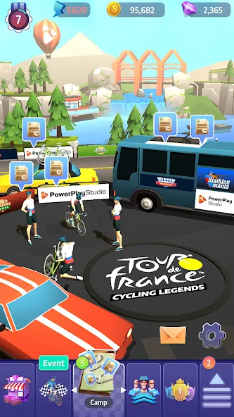 Взломанная Tour de France Cycling Legends (Циклинг Легенды)  [МОД Menu] — стабильная версия apk на Андроид screen 3