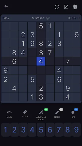 Взлом Sudoku — Classic Sudoku Puzzle  [МОД Unlocked] — стабильная версия apk на Андроид screen 2