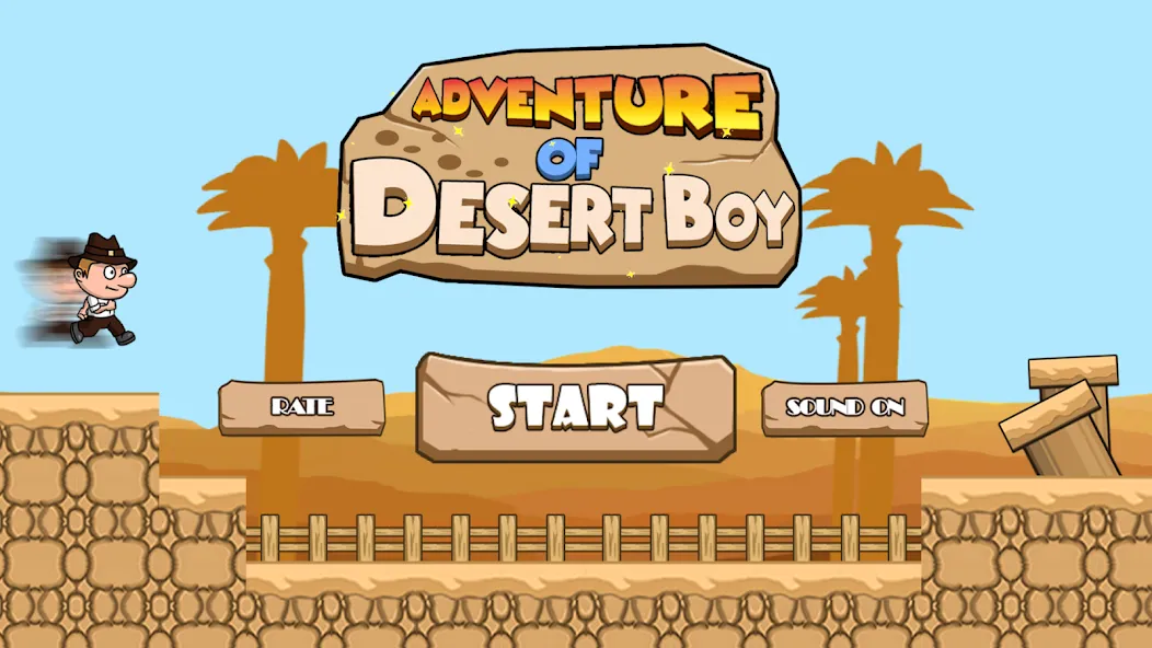 Скачать взлом Ted Adventure of Desert Boy (Тед Приключения Пустынного Мальчика)  [МОД Бесконечные деньги] — стабильная версия apk на Андроид screen 2