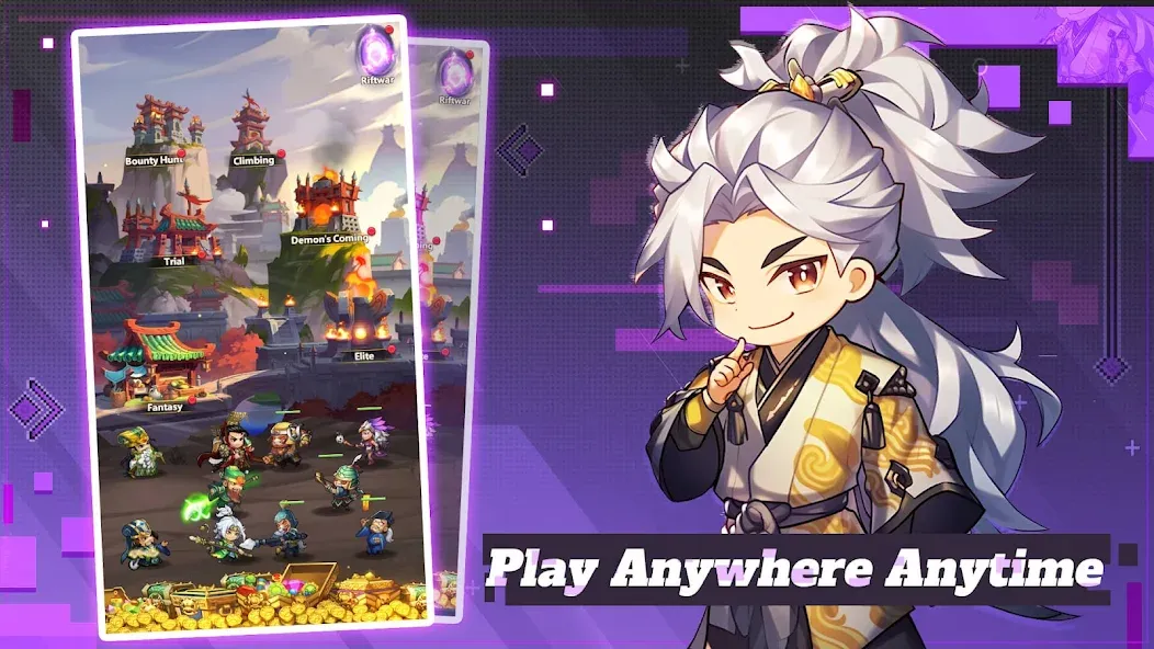 Взломанная Mini Heroes: Summoners War (Мини Герои)  [МОД Много денег] — стабильная версия apk на Андроид screen 1