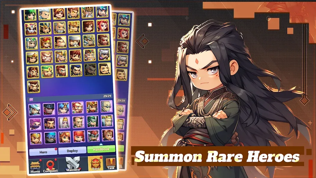 Взломанная Mini Heroes: Summoners War (Мини Герои)  [МОД Много денег] — стабильная версия apk на Андроид screen 2