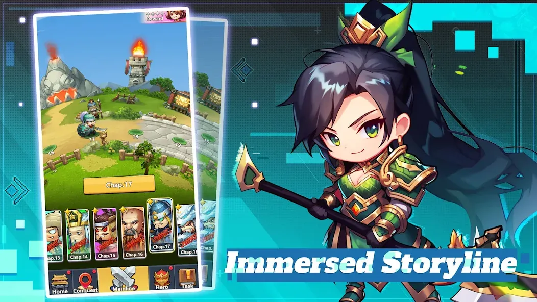 Взломанная Mini Heroes: Summoners War (Мини Герои)  [МОД Много денег] — стабильная версия apk на Андроид screen 5