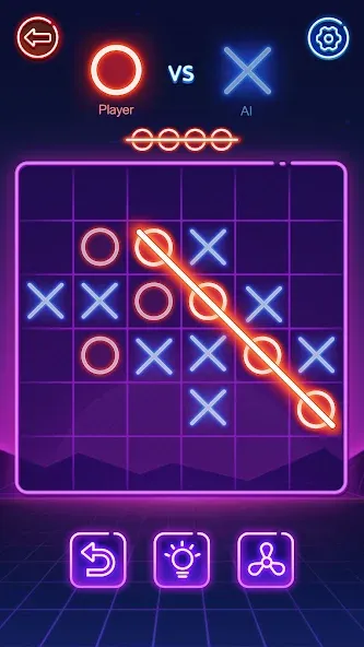 Взлом Tic Tac Toe 2 Player: XOXO  [МОД Mega Pack] — полная версия apk на Андроид screen 2