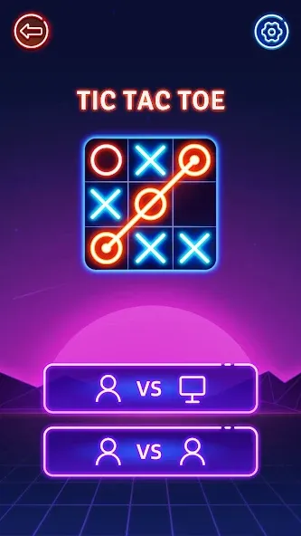 Взлом Tic Tac Toe 2 Player: XOXO  [МОД Mega Pack] — полная версия apk на Андроид screen 3