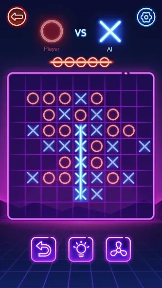 Взлом Tic Tac Toe 2 Player: XOXO  [МОД Mega Pack] — полная версия apk на Андроид screen 4