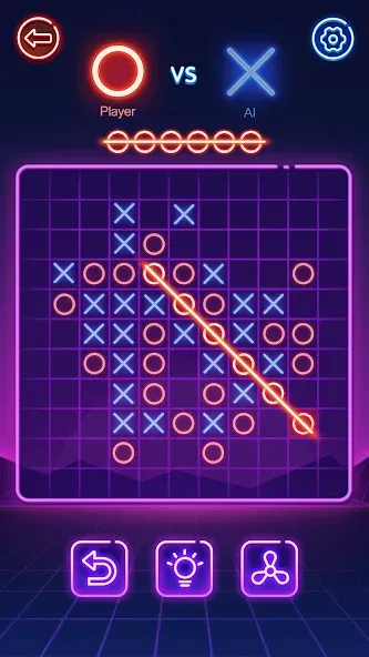 Взлом Tic Tac Toe 2 Player: XOXO  [МОД Mega Pack] — полная версия apk на Андроид screen 5