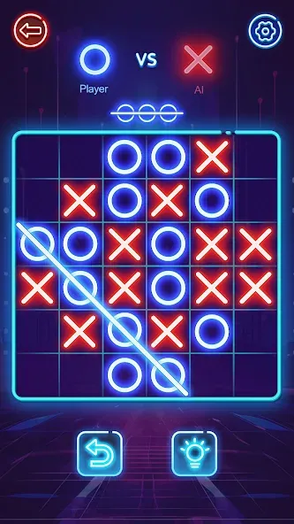 Скачать взломанную OX Game — XOXO · Tic Tac Toe  [МОД Unlimited Money] — полная версия apk на Андроид screen 3