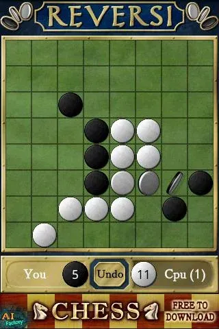 Скачать взломанную Reversi (Реверси)  [МОД Бесконечные монеты] — полная версия apk на Андроид screen 1