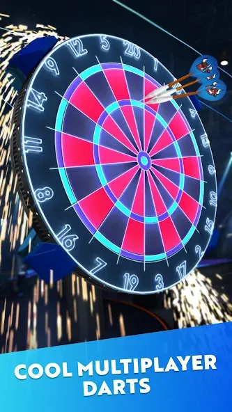 Скачать взлом Darts of Fury (Дартс оф Фьюри)  [МОД Меню] — последняя версия apk на Андроид screen 1