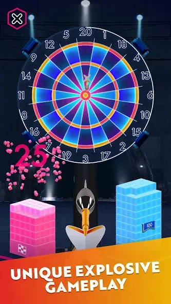 Скачать взлом Darts of Fury (Дартс оф Фьюри)  [МОД Меню] — последняя версия apk на Андроид screen 2