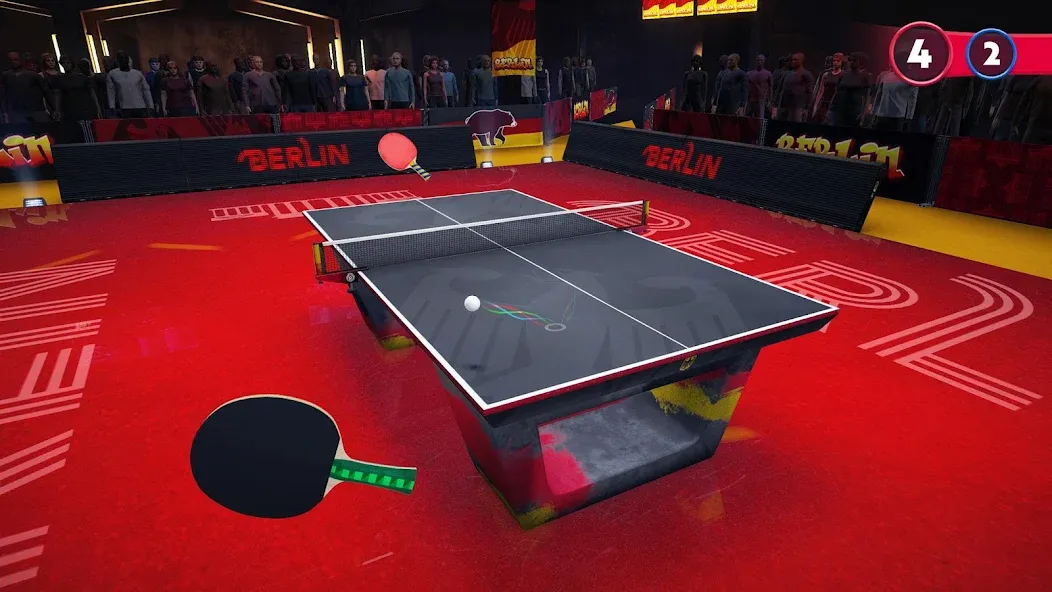 Взломанная Ping Pong Fury (Пингпонг Фьюри)  [МОД Бесконечные монеты] — полная версия apk на Андроид screen 4