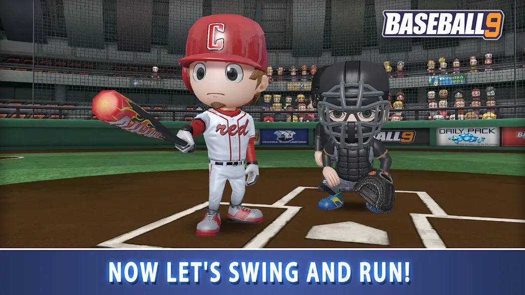 Скачать взломанную BASEBALL 9 (БЕЙСБОЛ 9)  [МОД Unlocked] — полная версия apk на Андроид screen 4