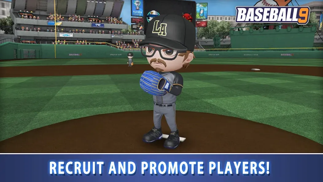 Скачать взломанную BASEBALL 9 (БЕЙСБОЛ 9)  [МОД Unlocked] — полная версия apk на Андроид screen 5