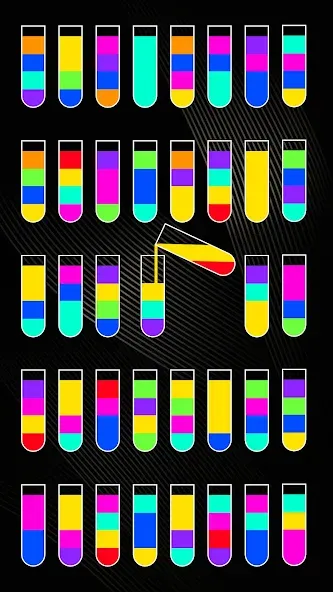 Скачать взлом SortPuz 3D: Water Color Sort (СортПаз 3Д)  [МОД Unlocked] — последняя версия apk на Андроид screen 1
