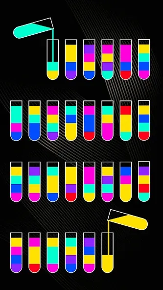 Скачать взлом SortPuz 3D: Water Color Sort (СортПаз 3Д)  [МОД Unlocked] — последняя версия apk на Андроид screen 3