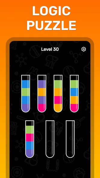 Скачать взлом Water Sort Puzzle Color Game  [МОД Все открыто] — стабильная версия apk на Андроид screen 4