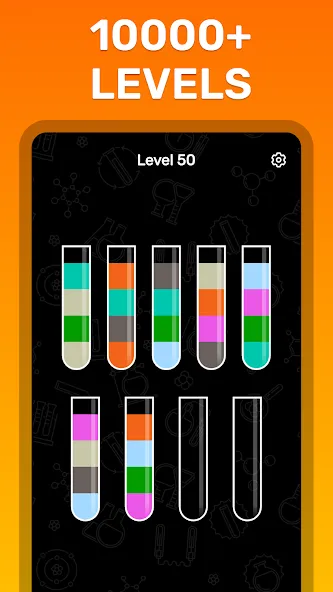 Скачать взлом Water Sort Puzzle Color Game  [МОД Все открыто] — стабильная версия apk на Андроид screen 5