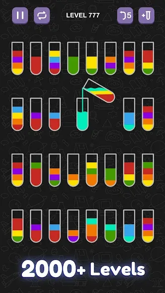 Скачать взломанную Water Sort Puzzle — Sort Color  [МОД Бесконечные монеты] — стабильная версия apk на Андроид screen 2