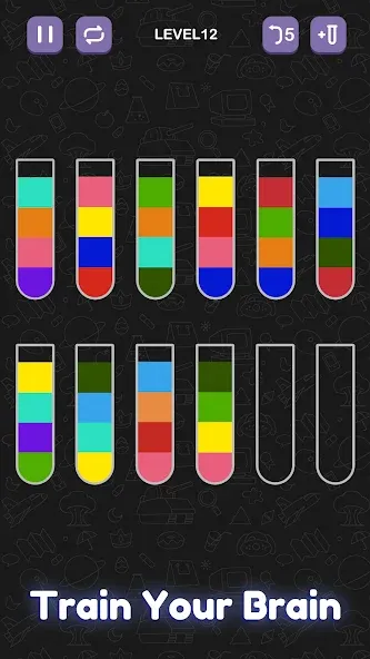 Скачать взломанную Water Sort Puzzle — Sort Color  [МОД Бесконечные монеты] — стабильная версия apk на Андроид screen 4