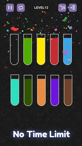 Скачать взломанную Water Sort Puzzle — Sort Color  [МОД Бесконечные монеты] — стабильная версия apk на Андроид screen 5