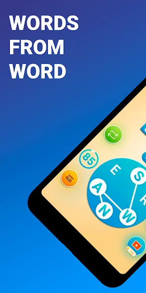 Взлом Words from word: Crosswords  [МОД Бесконечные деньги] — последняя версия apk на Андроид screen 1