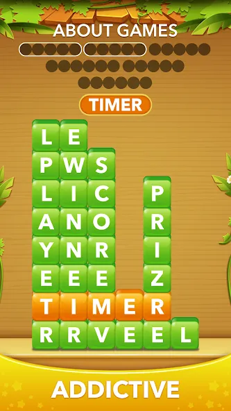 Взломанная Word Heaps -Connect Stack Word  [МОД Unlimited Money] — последняя версия apk на Андроид screen 4