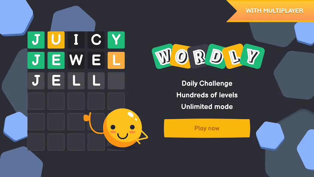 Взлом Wordly — unlimited word game (Вордли)  [МОД Бесконечные монеты] — последняя версия apk на Андроид screen 1