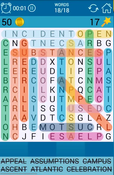 Скачать взлом Word Search  [МОД Mega Pack] — стабильная версия apk на Андроид screen 5